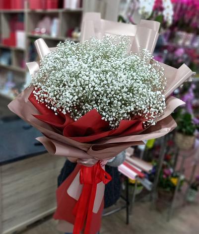 Букет цветов из: Гипсофила в Григорьевской