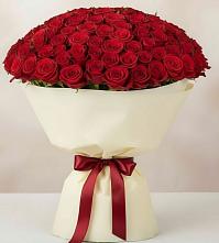 Букет 101 Красная роза Милано в Григорьевской