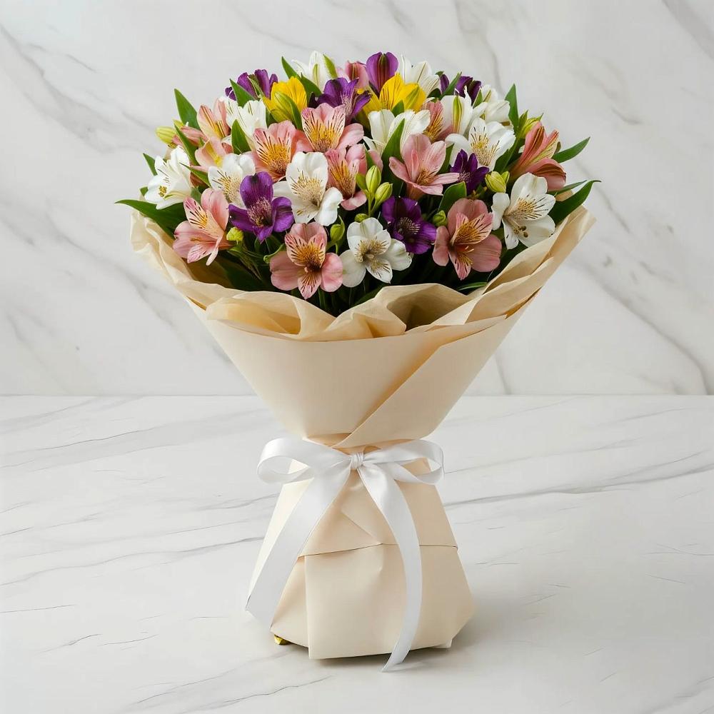 Букет цветов из: Альстромерии в Григорьевской