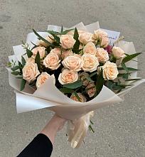 Букет Кремовые розы Латте в Григорьевской