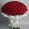 Букет 101 Красная роза Блэк Мэджик в Григорьевской