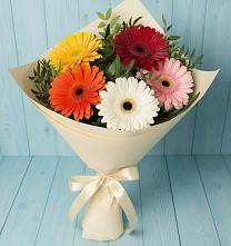 Букет цветов из:  Герберы в Григорьевской