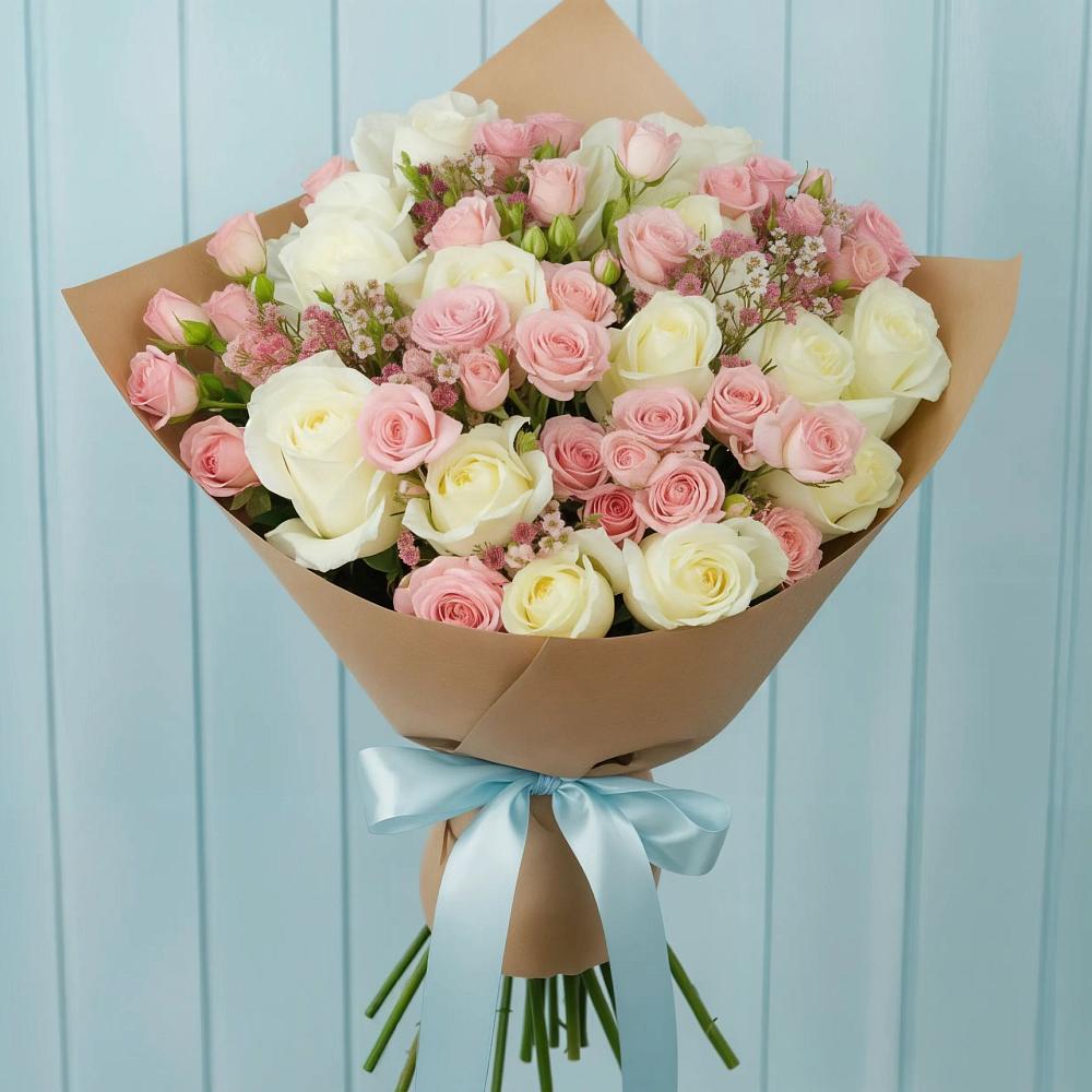 Букет цветов из: Розы в Григорьевской