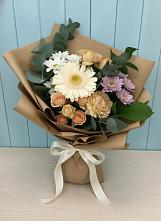 Букет цветов из:  Герберы и Хризантемы в Григорьевской