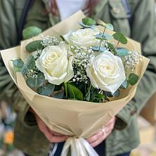 Букет Нежные грёзы в Григорьевской Букет цветов из: Розы в Григорьевской