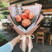 Букет цветов из:  Розы в Григорьевской