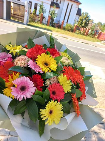 Букет цветов из: Герберы в Григорьевской