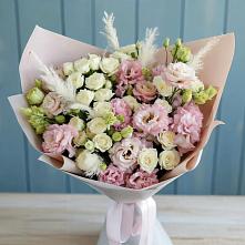 Букет цветов из:  Альстромерии и Розы в Григорьевской